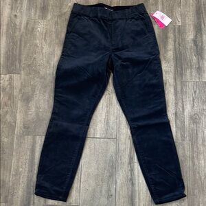 Juicy Couture Velvety Black California skinny Corduroy Pants